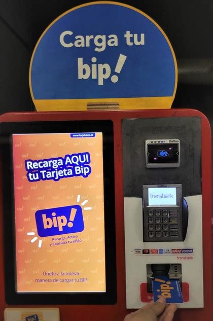 cargar bip con tarjeta de credito