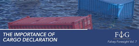 Cargo Declaration Meaning
