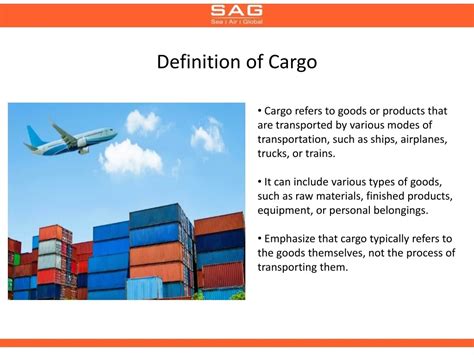 Cargo Definition Kid Version