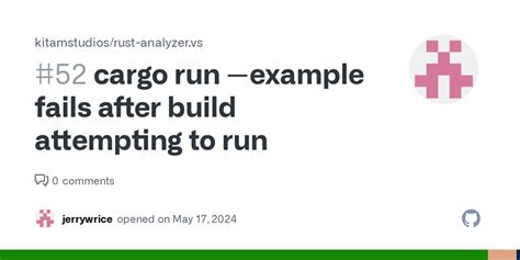 Cargo Run Example