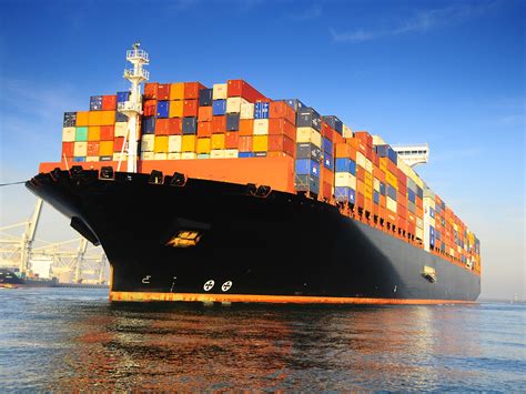 cargo ship in sea