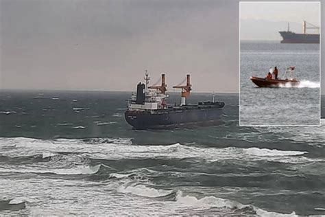 cargo ship sinks in marmara sea