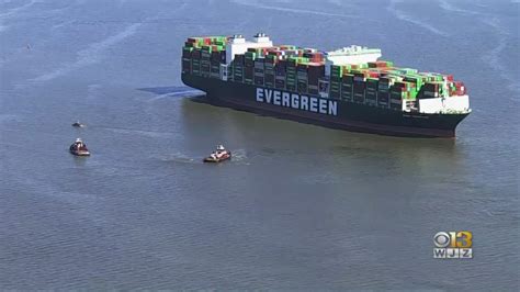 cargo ship stuck in chesapeake