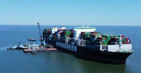 cargo ship stuck in chesapeake bay