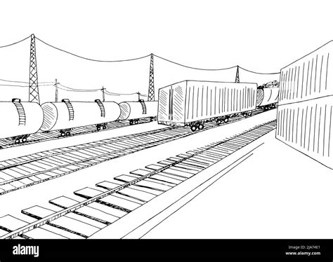 Cargo Train Drawing