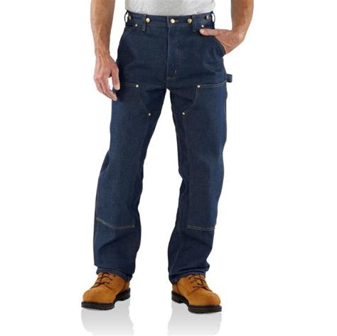 carhartt men's jeans double knee