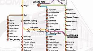 Cari rute tercepat menggunakan Peta KRL Jabodetabek