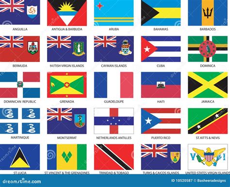 Caribbean Flag Colors