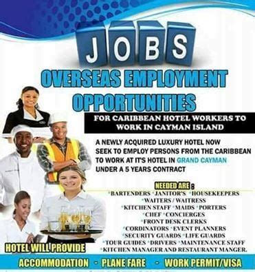 caribbean island job opportunities