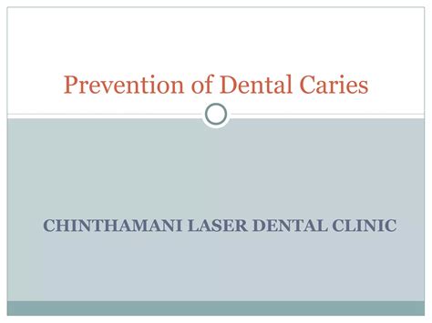 Caries Prevention Slide
