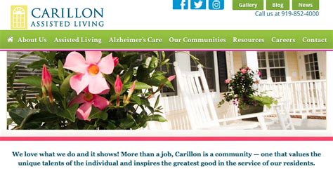 carillon assisted living jobs