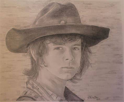 🎮🏈 CARL GRIMES The Walking Dead (AMC) Walking dead tattoo, The walking dead, Drawings