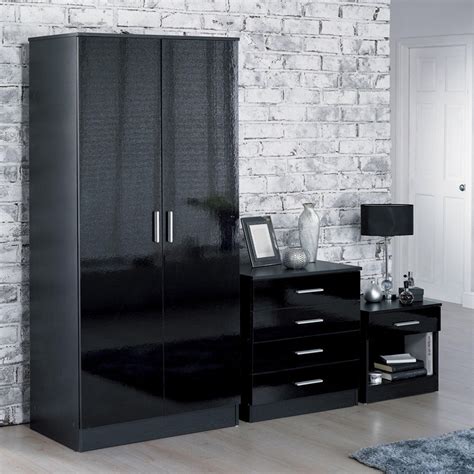 Carleton 3 Piece High Gloss Bedroom Set Instructions