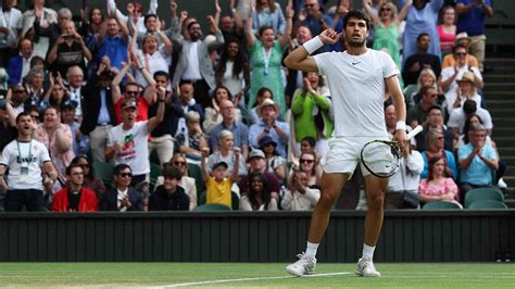 carlos alcaraz wimbledon record