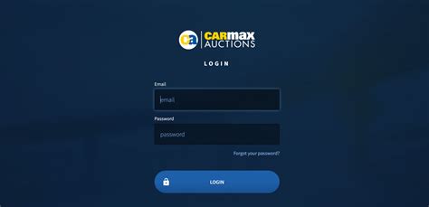 carmax auctions dealer login
