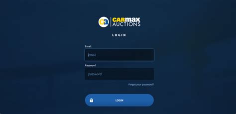 carmax auctions dealer login portal