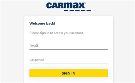 carmax auto finance login portal