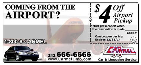 Carmel car & limousine coupon code