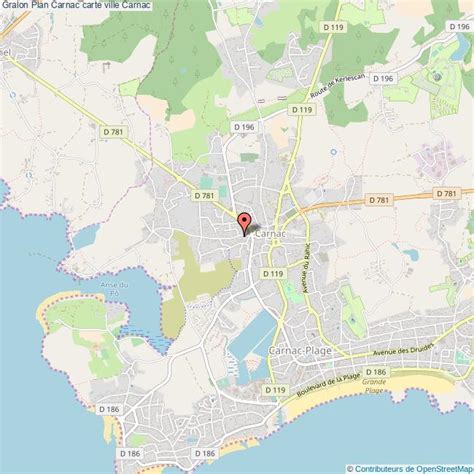 The standing stones of Carnac near the camping de la Baie Southern