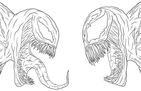 Carnage And Venom Coloring Pages