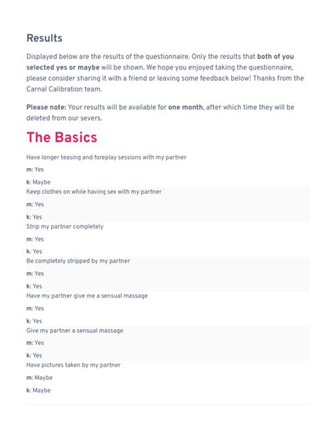 carnal calibration test