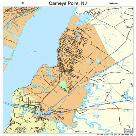 Carneys Point Zoning Map