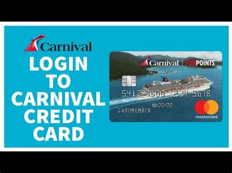 carnival credit card login problems