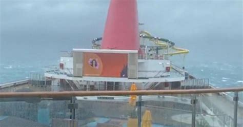 carnival cruise in storm