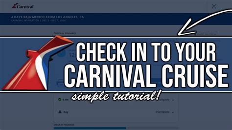 carnival cruise line official site login