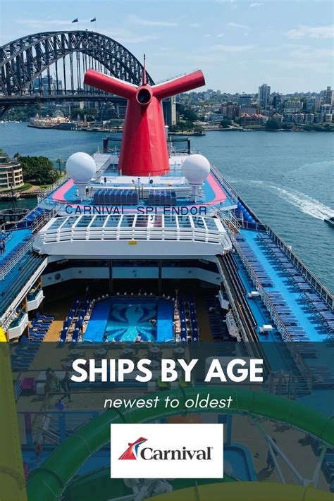 carnival cruises ships by age