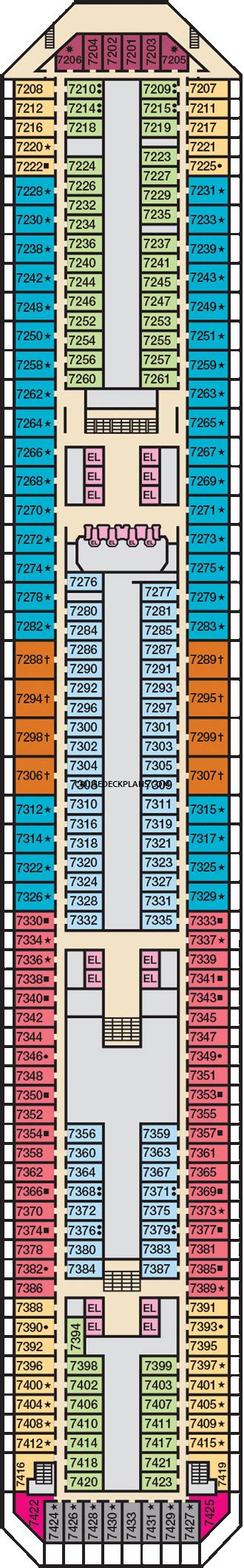 carnival sunrise deck plan 7