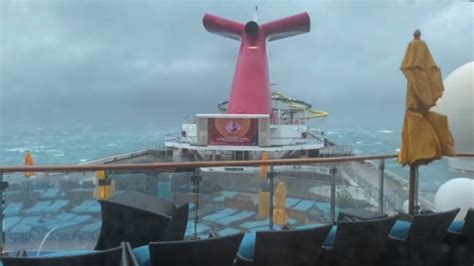carnival sunshine caught in storm