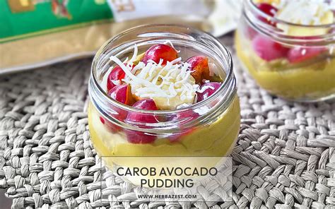 Carob Avocado Pudding