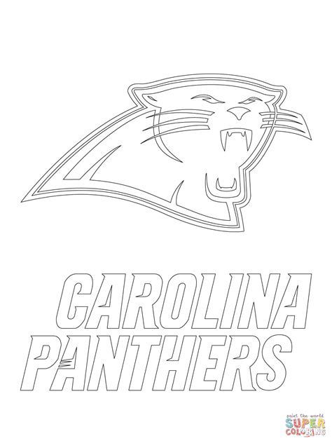 Carolina Panthers Coloring Pages: A Fun Way To Show Your Love For The Panthers