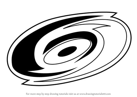carolina hurricanes logo coloring page