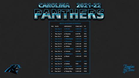 carolina panthers football schedule 2023-24