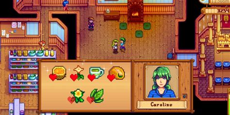 caroline liked gifts stardew valley