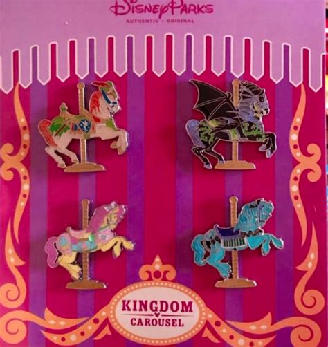 carousel disney pin
