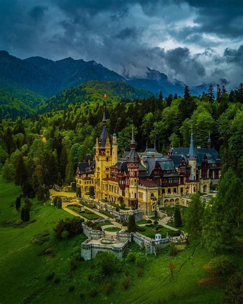 Peles Castle in the Carpathian Mountains, Romania Peles castle