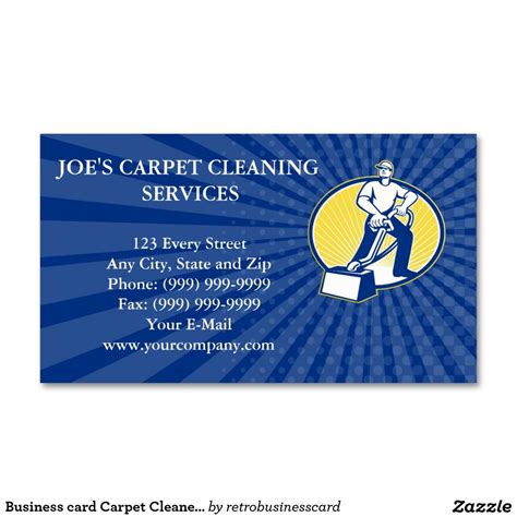 Business card Carpet Cleaner Vacuum Cleaning Machi