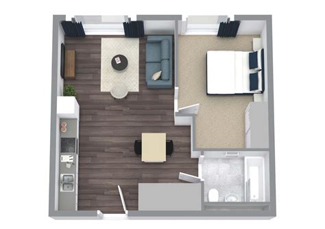 Carpet A One Bedroom Flat