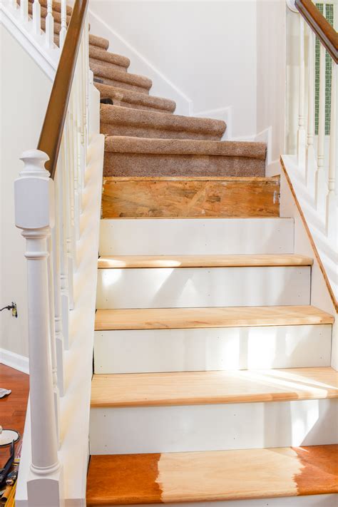 carpet vs wood on stairs