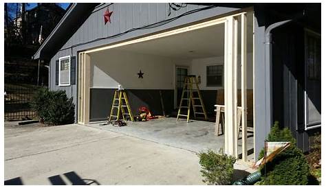 Garage door installation, Carport to garage conversion