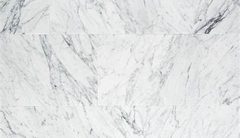 Carrara White (C) 12X12 Polished Marble Tile