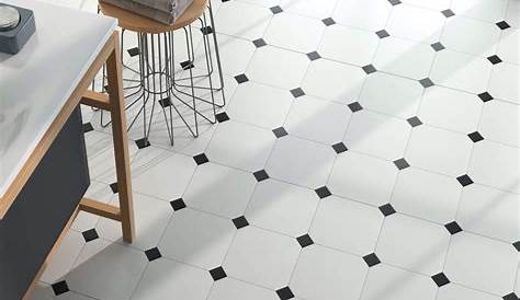 carrelage damier noir et blanc Carrelage blanc