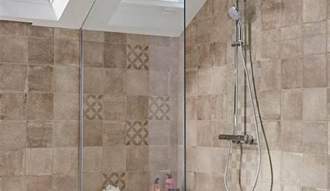 Carrelage Douche Italienne Pierre Type Mosaique Et Salle De Bain Et