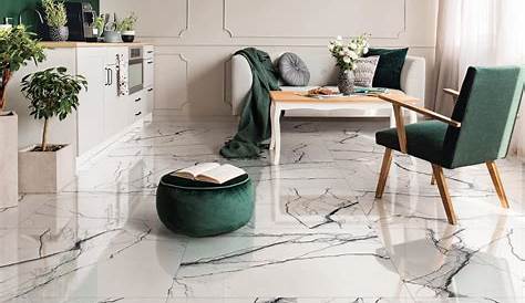 Carrelage sol et mur blanc effet marbre Rimini l.60 x L.60