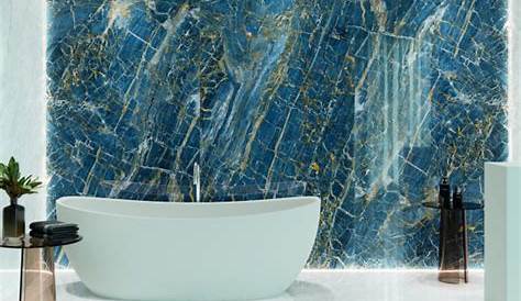 Carrelage imitation marbre bleu 60x60 Universe Polished