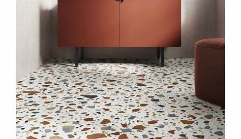 Carrelage imitation granito grand format Terrazzo grès