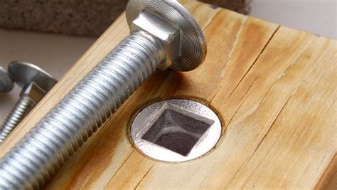 Carriage Bolt Wood Insert